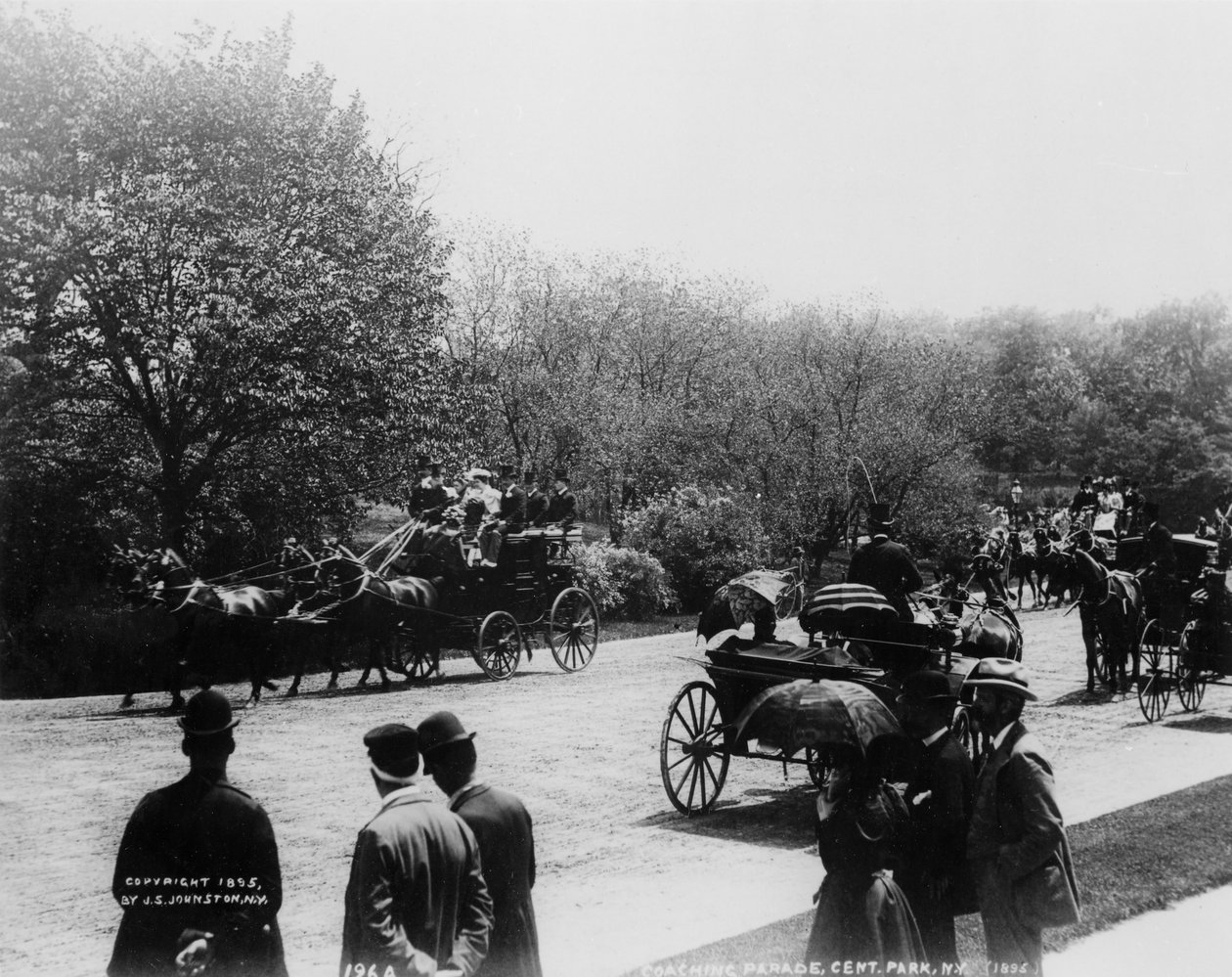Coaching, Central Park by Photographer American