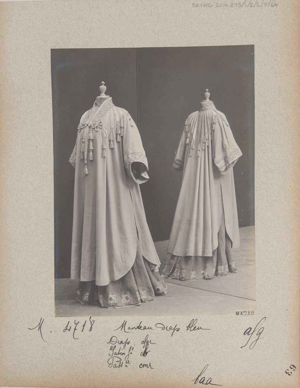 Album Page: House of Worth, Coat by Photographer French