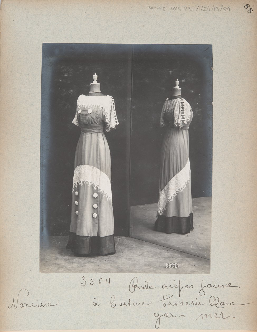 Album Page: House of Worth, Dress by Photographer French