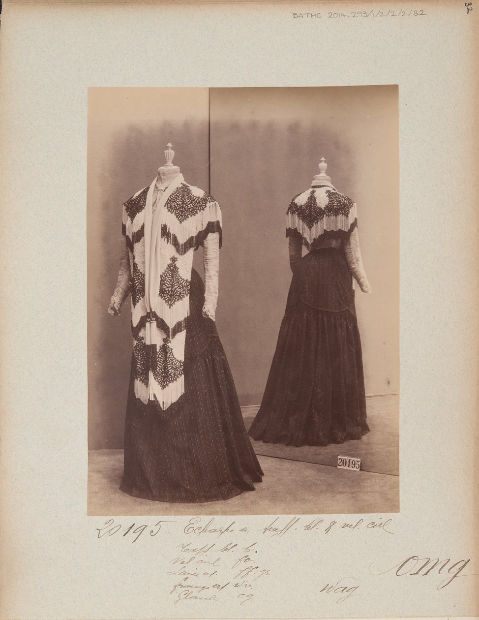 House of Worth, Shoulder Cape by Photographer French
