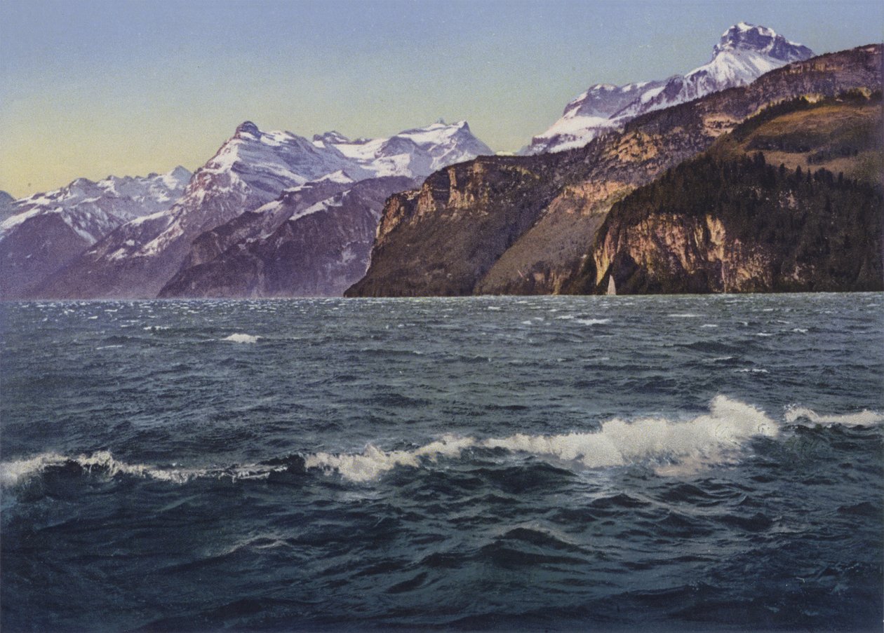 Lake Uri During a Foehn Storm by Photographer Swiss