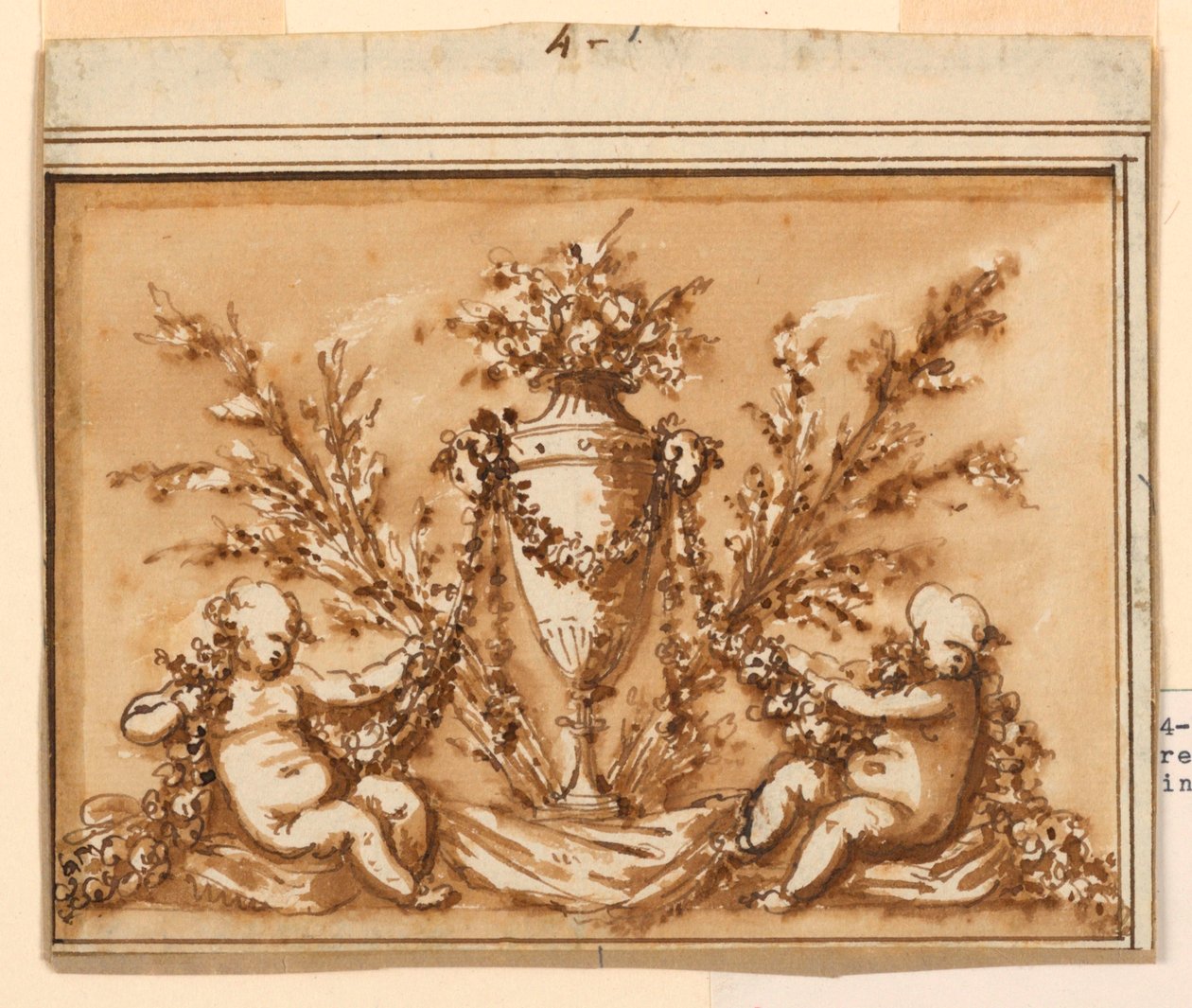 Design for an Overdoor by Piat-Joseph Sauvage