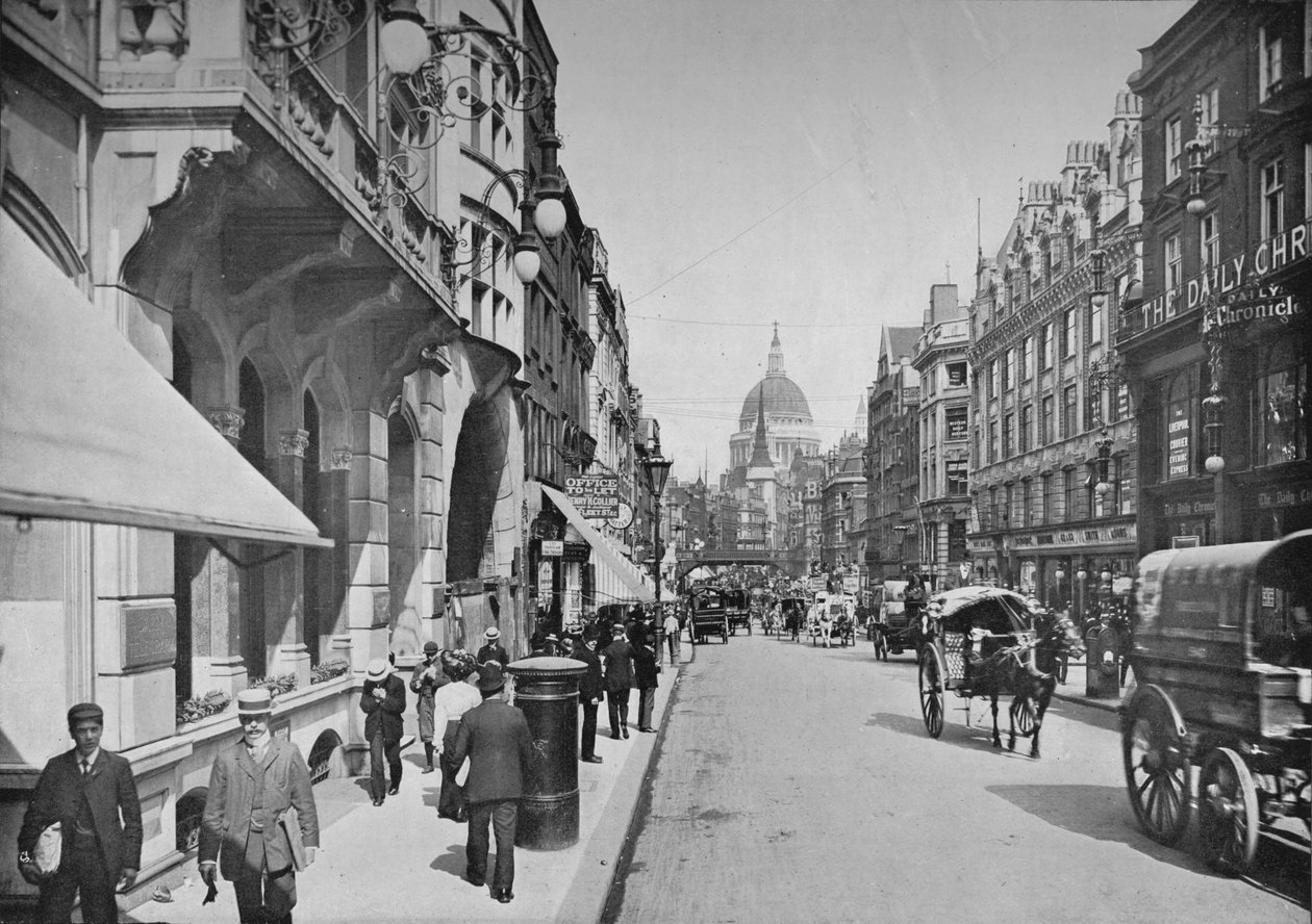 Fleet Street, City of London by Pictorial Agency