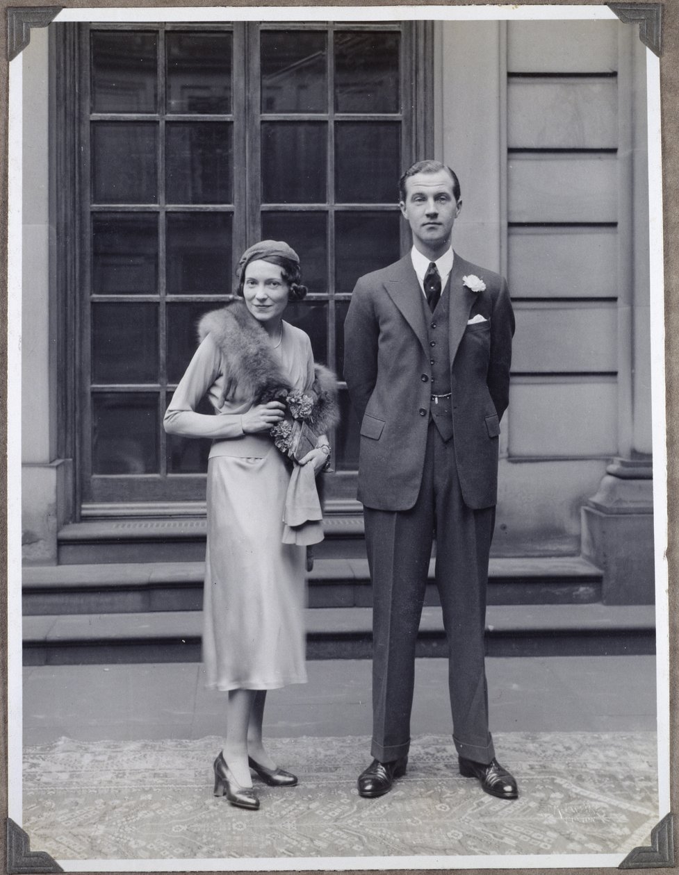 Lord Charles Cavendish and Adele Astaire on Their Wedding Day by Blaise Nicolas Le Sueur