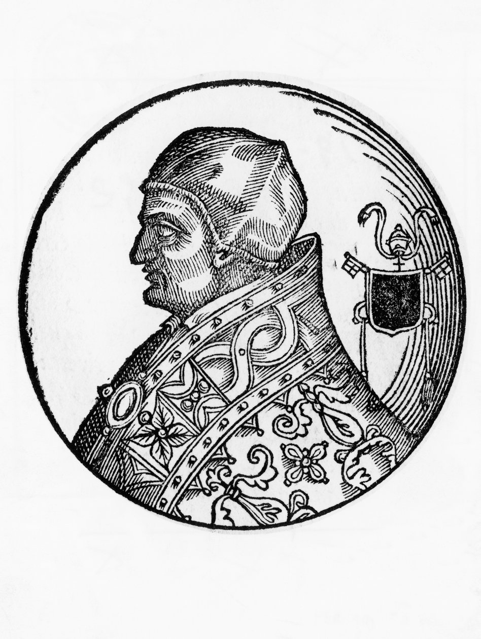Portrait of Sabinian, 65th Pope of Catholic Church by Blaise Nicolas Le Sueur