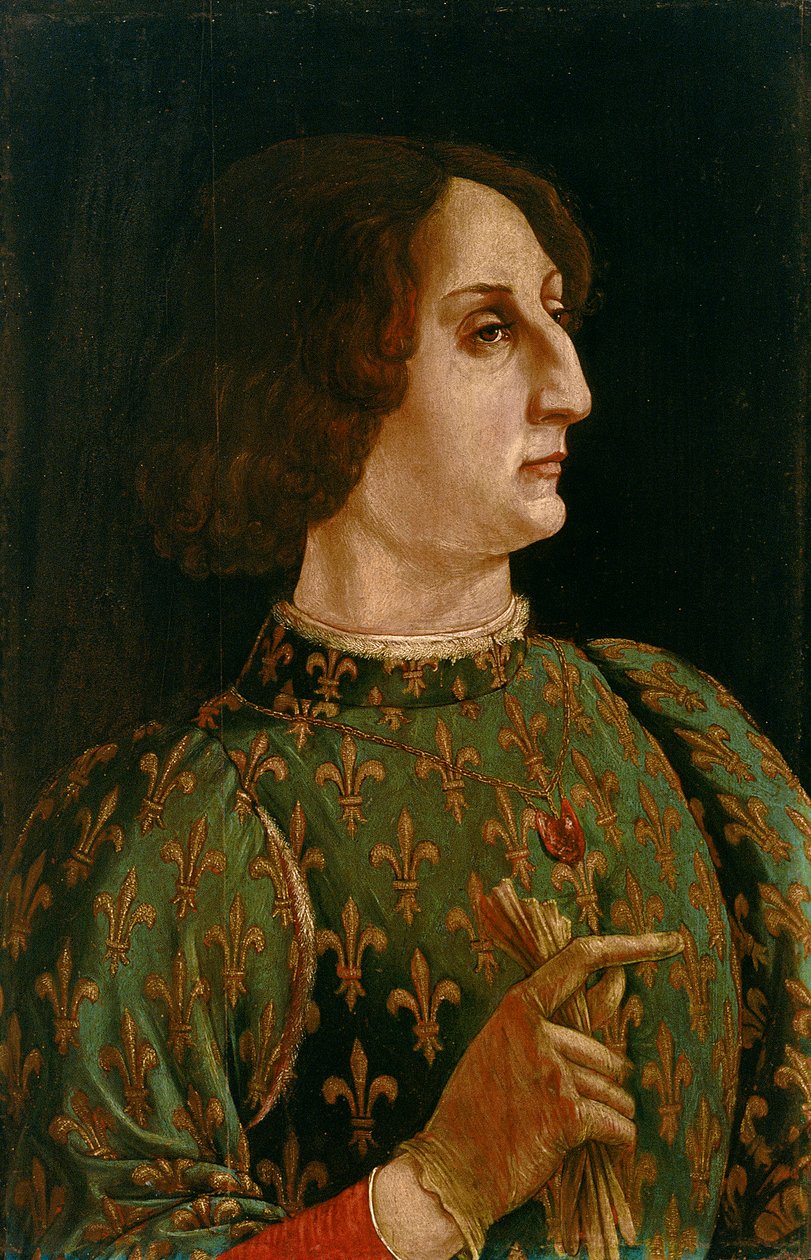 Portrait of Galeazzo Maria Sforza by Piero del Pollaiolo