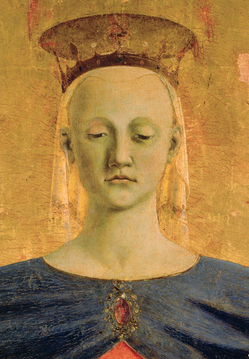 Saint Mary "della Misericordia", Center Piece of the Polyptych Painted for the "Confratelli della Misericordia" by Piero della Francesca