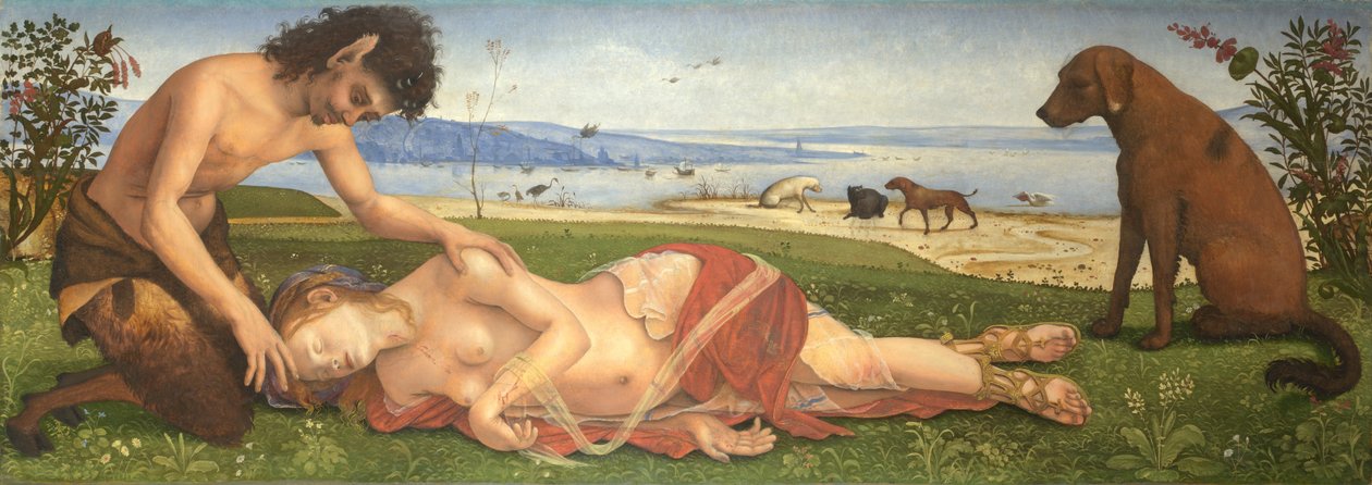 A Satyr Mourning Over a Nymph by Piero di Cosimo