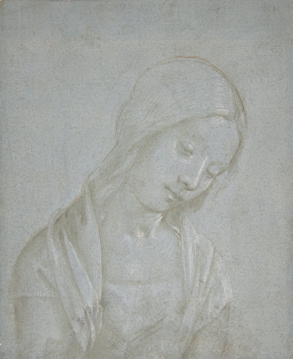Bust of a Young Woman by Piero di Cosimo.