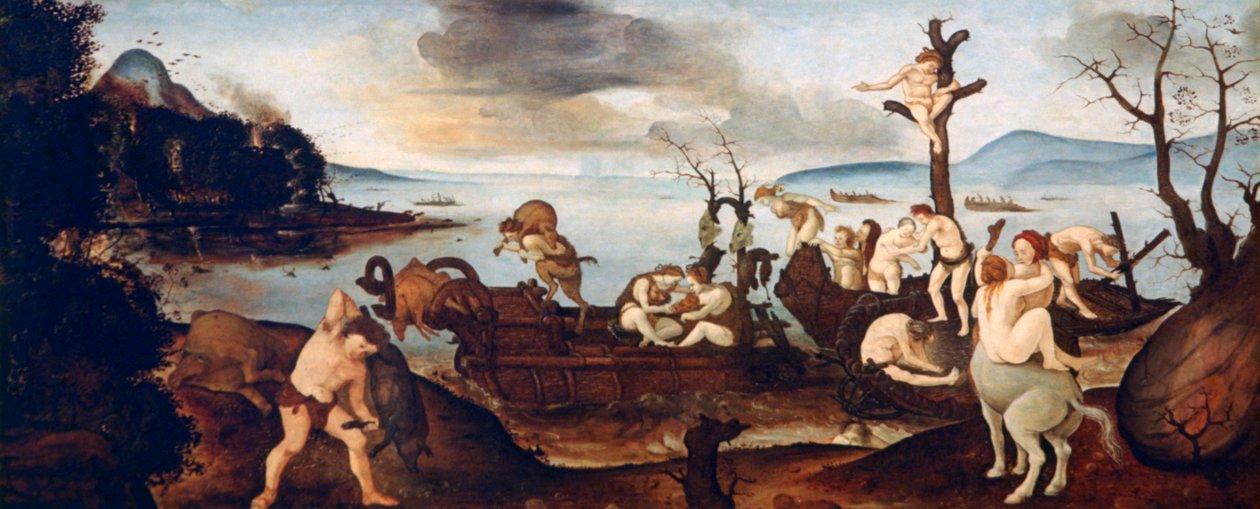 The Return from the Hunt by Piero di Cosimo