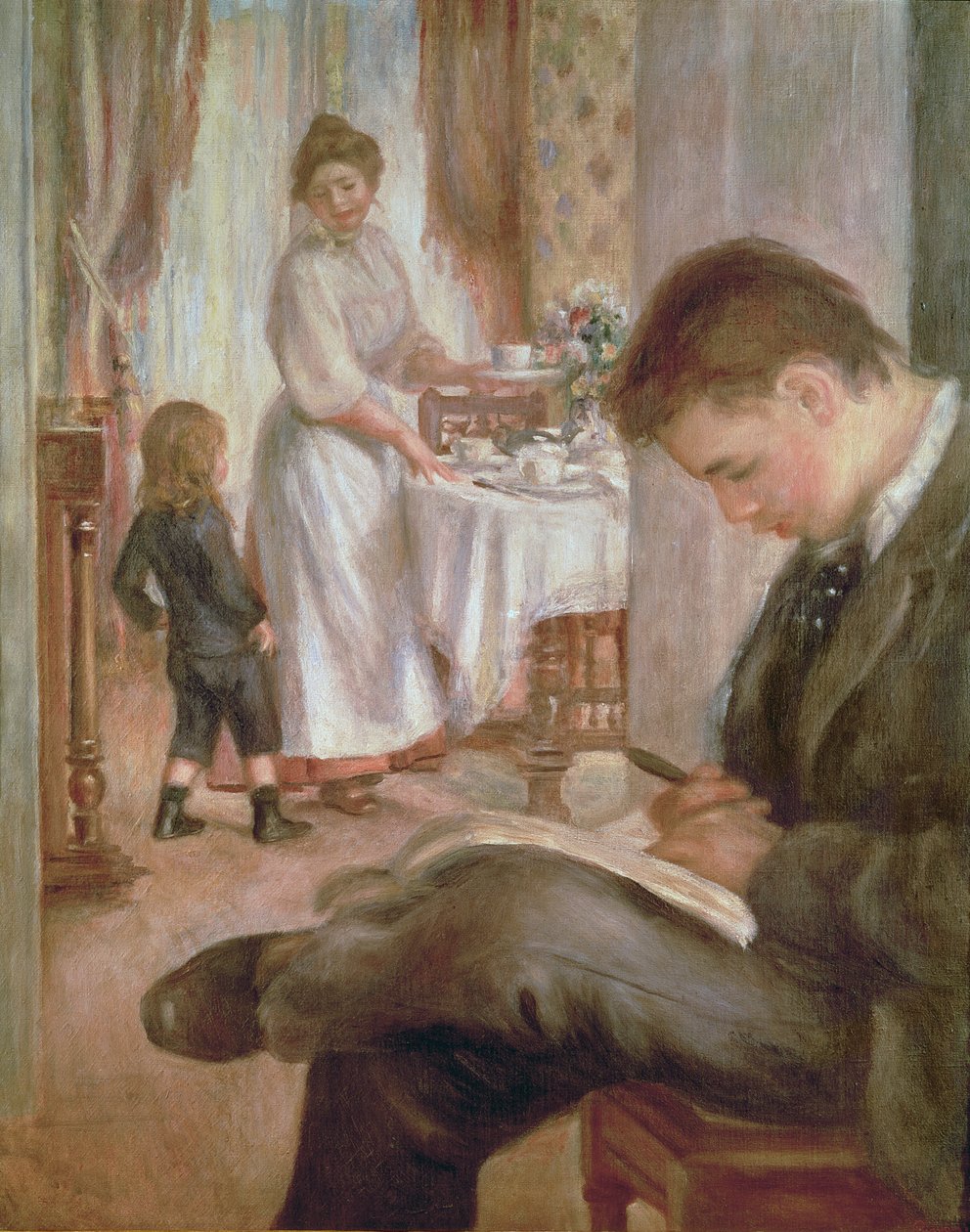Breakfast at Berneval, 1898 by Pierre Auguste Renoir