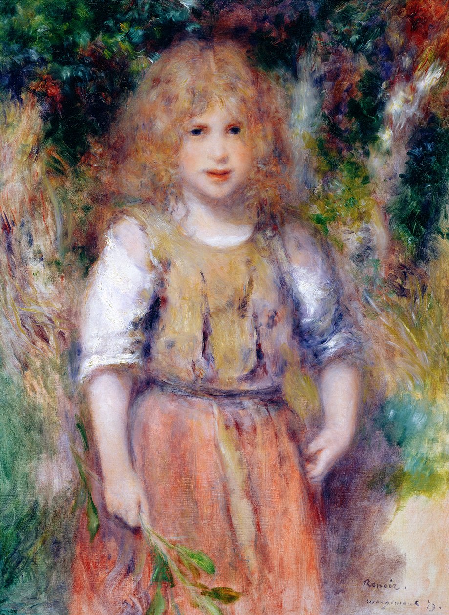 Gypsy Girl by Pierre Auguste Renoir