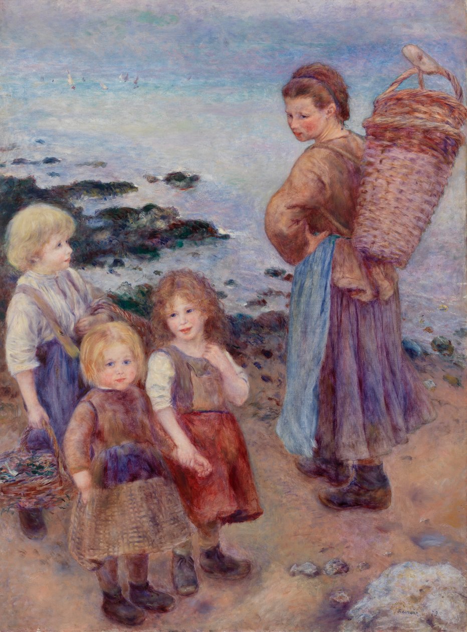 Mussel-Fishers at Berneval by Pierre Auguste Renoir