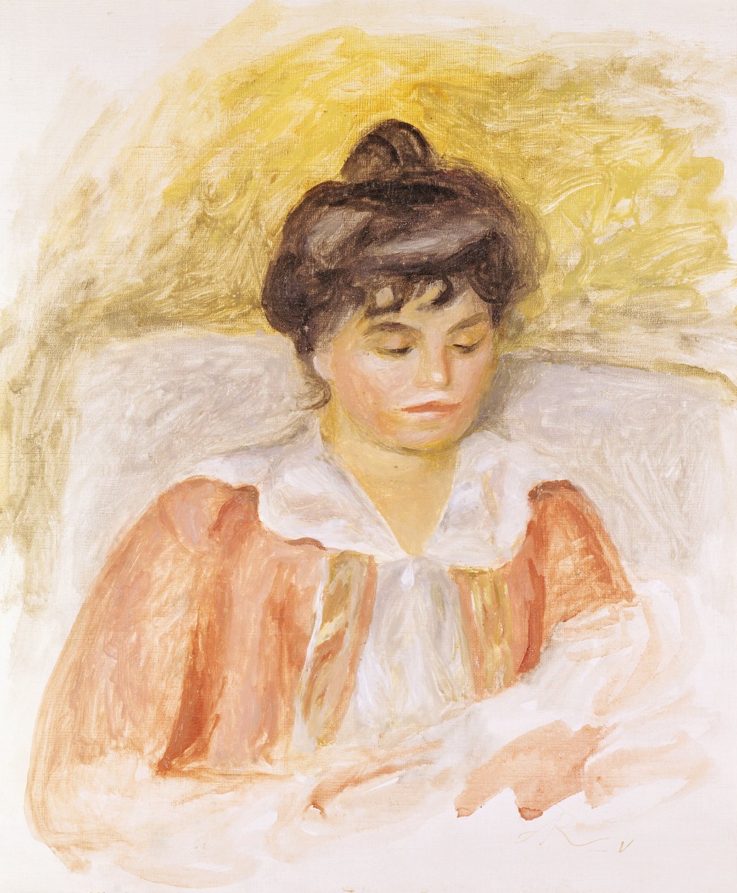 Portrait of Madame Albert Andre by Pierre Auguste Renoir