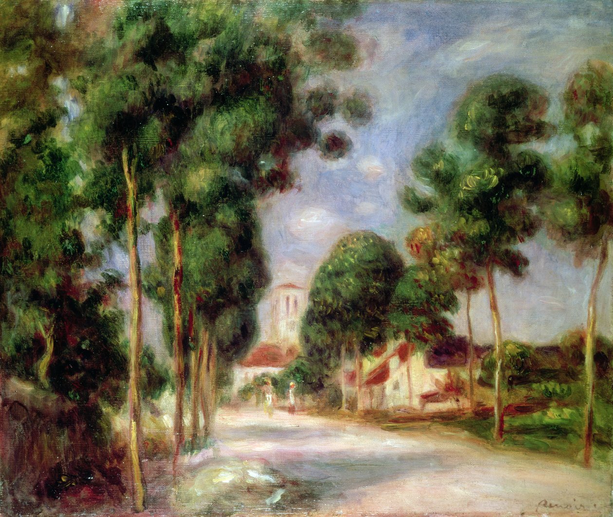 The Road to Essoyes by Pierre-Auguste Renoir