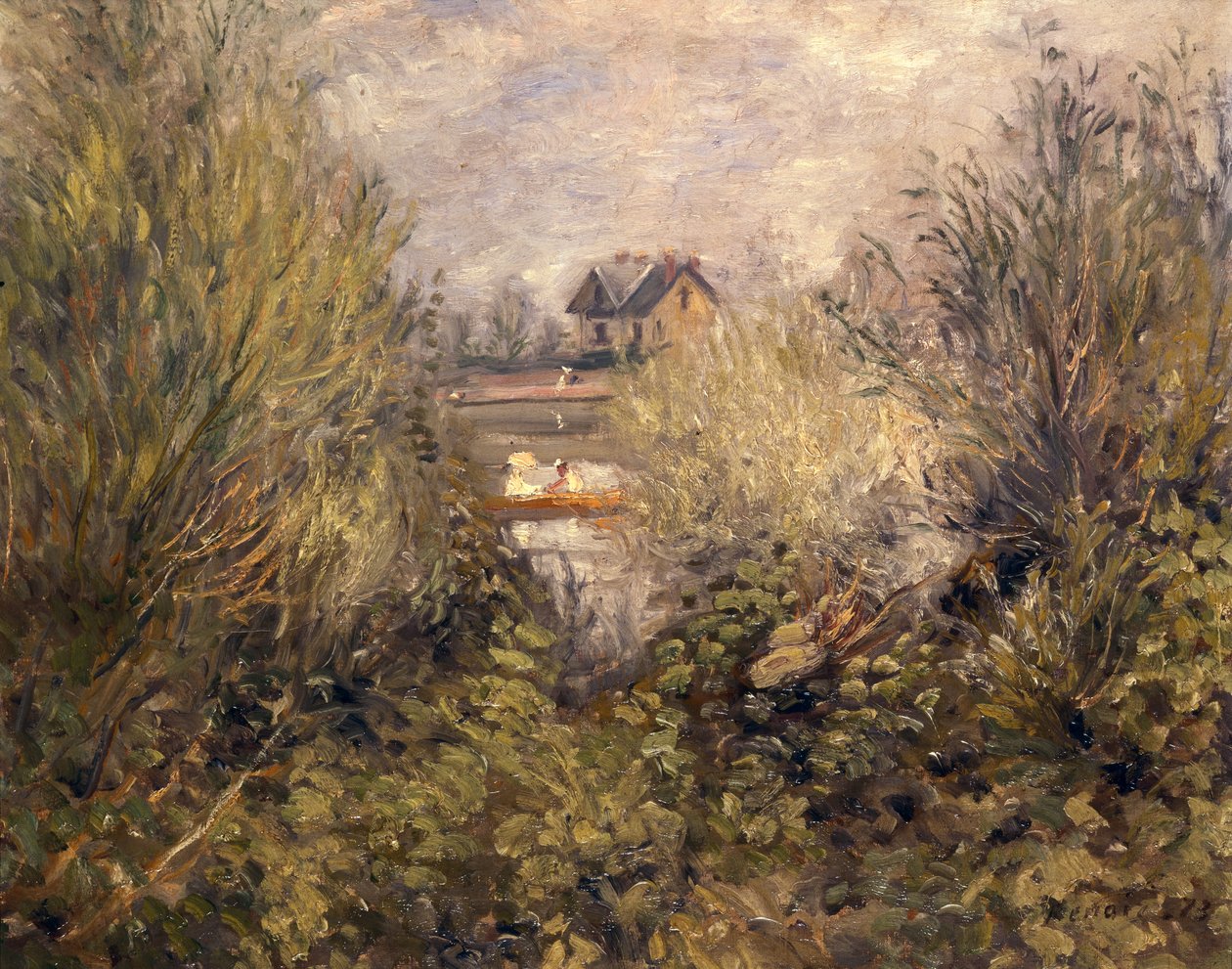 The Seine at Argenteuil, 1873 by Pierre Auguste Renoir