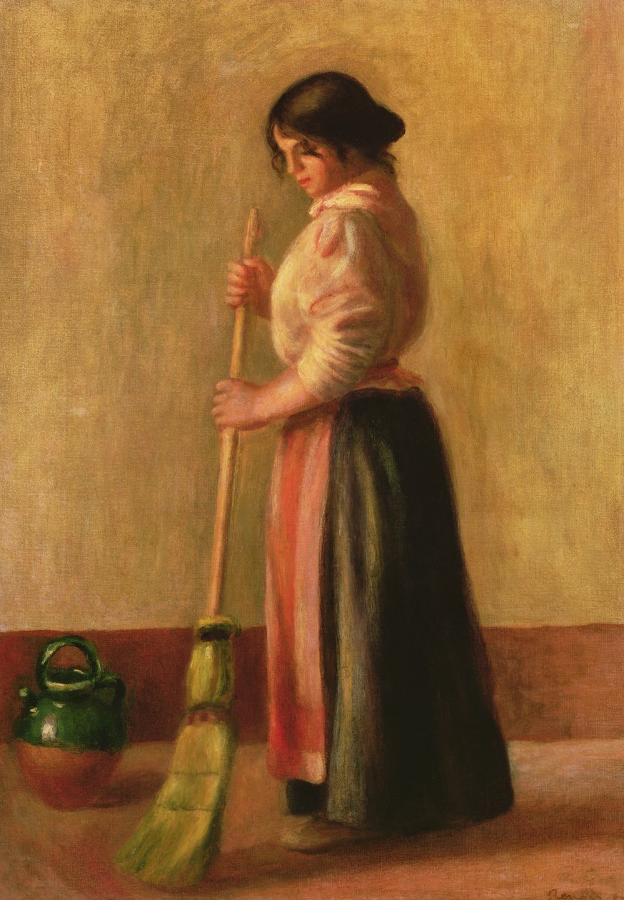 The Sweeper, 1889 by Pierre Auguste Renoir