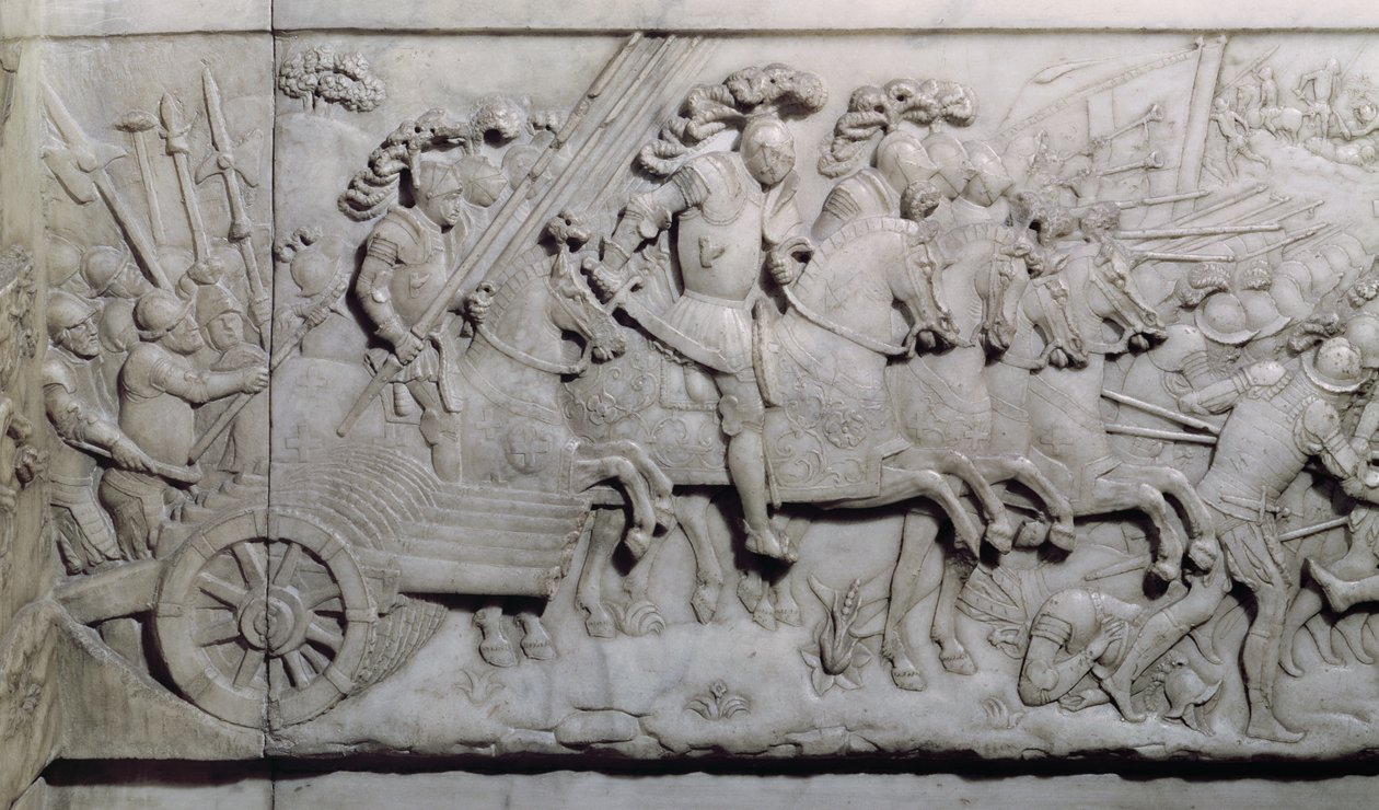 The Battle of Cerisoles in 1544 (detail) by Pierre Bontemps