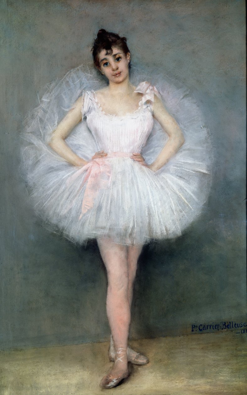 Portrait of a Young Ballerina by Pierre Carrier-Belleuse