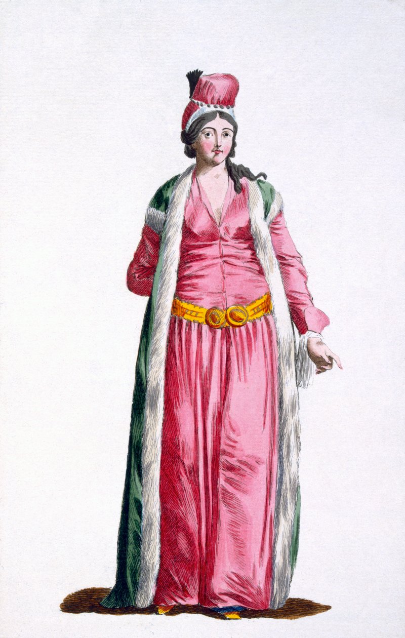 A Noblewoman of Smyrna in Turkey, 1780 by Pierre Duflos