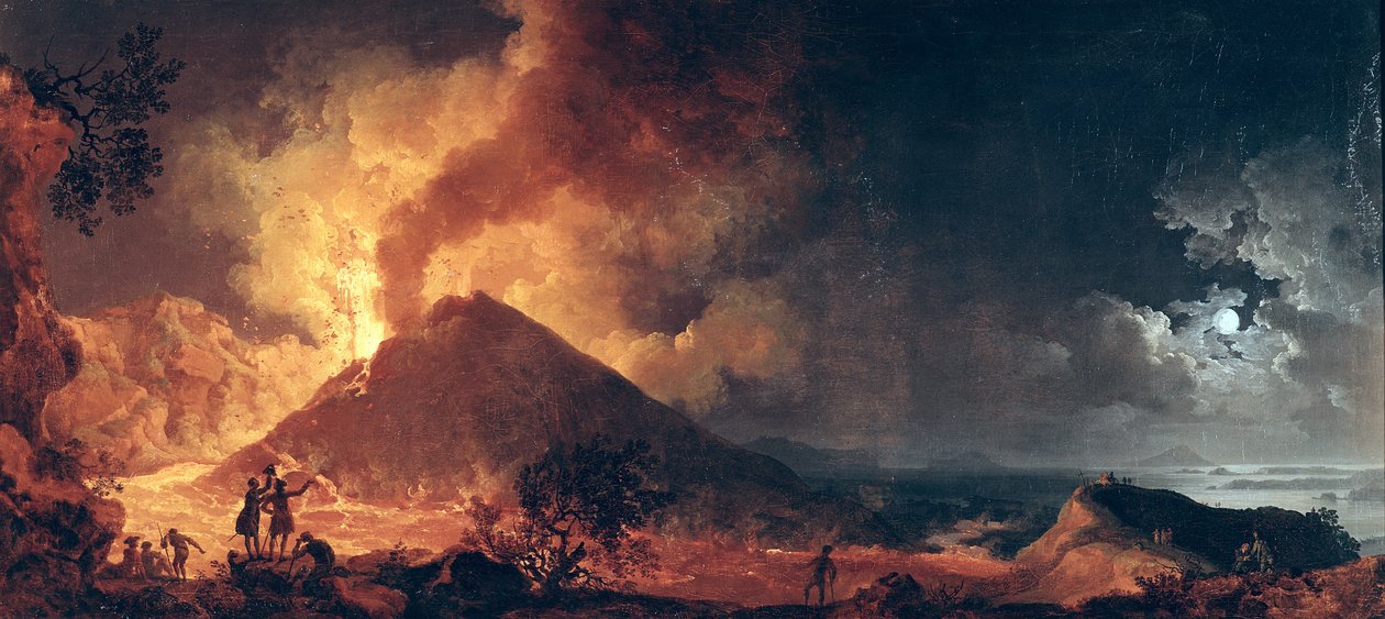 The Eruption of Mount Vesuvius in 1771 by Pierre Jacques Volaire