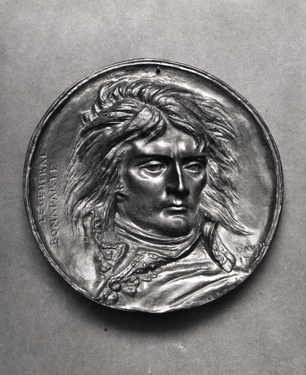 Portrait medallion of General Bonaparte (1769-1821) c.1830 by Pierre Jean David d