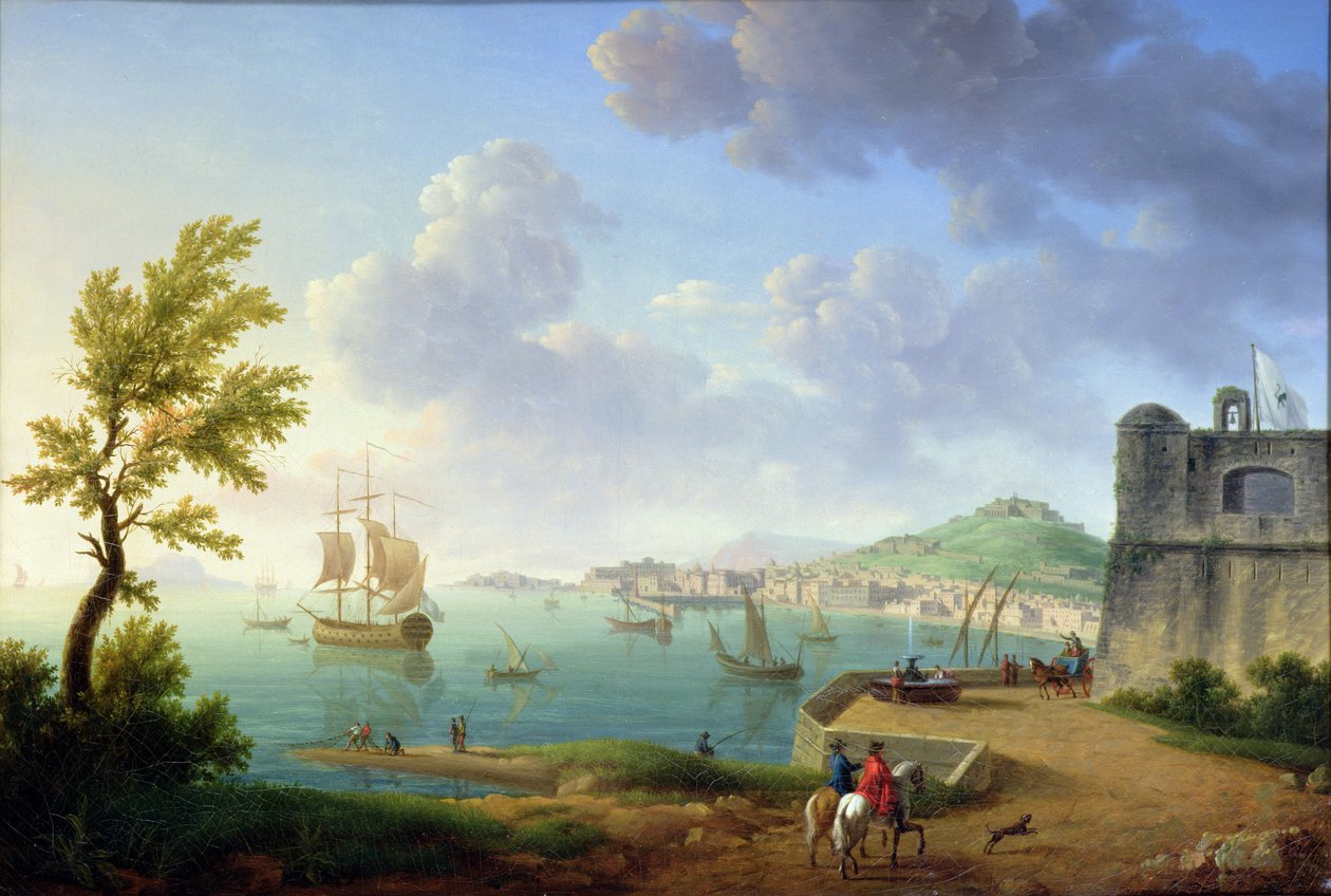 View of Naples from the Castel dell