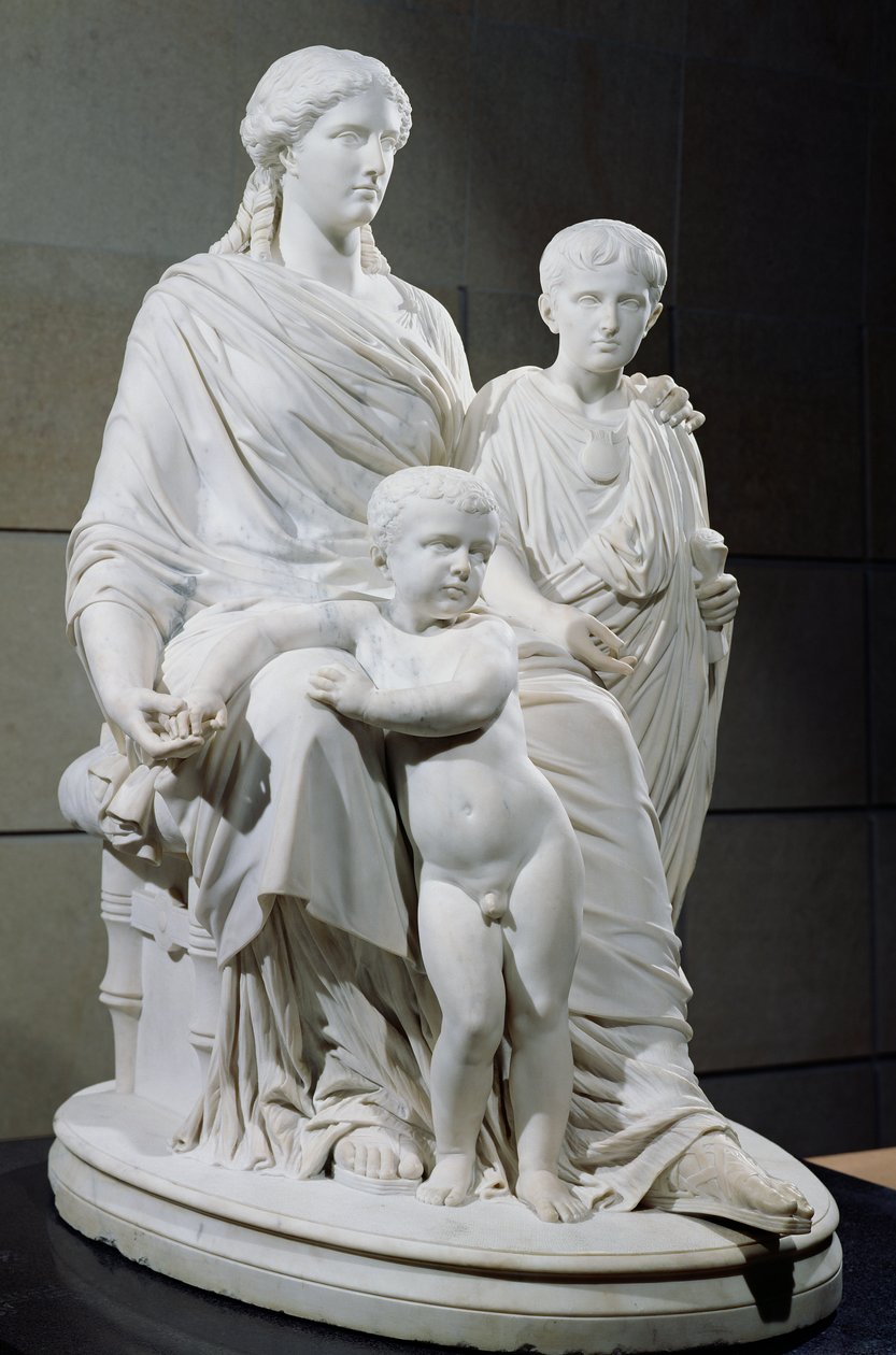 Cornelia, Mother of the Two Gracchi Brothers, 1861 by Pierre Jules Cavelier