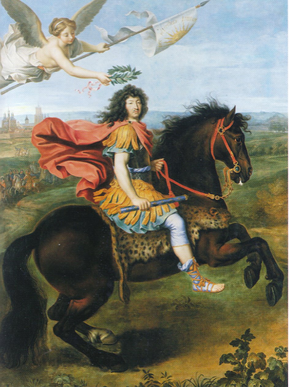Louis XIV of France Riding a Horse by Pierre Mignard
