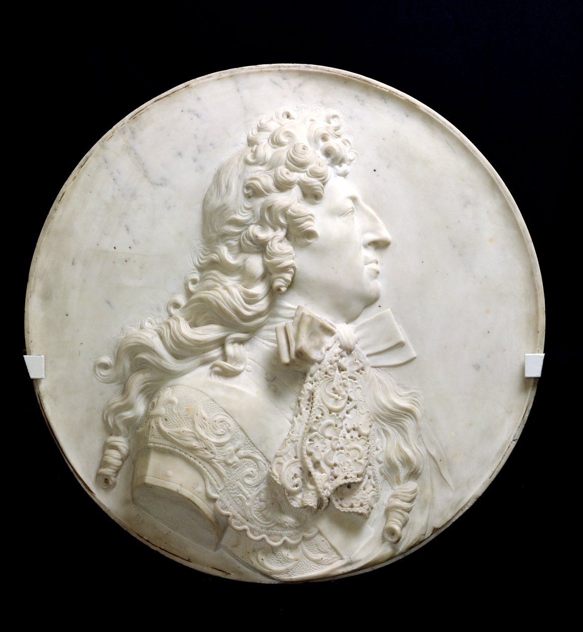 Portrait medallion of Louis XIV by Pierre Puget
