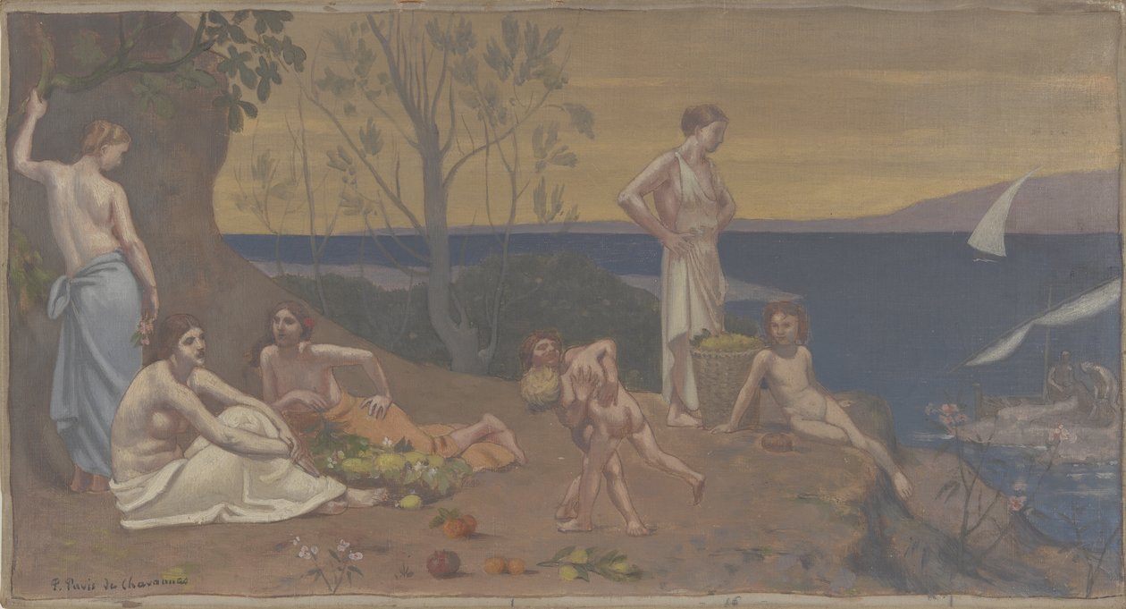 Pleasant Land by Pierre Puvis de Chavannes