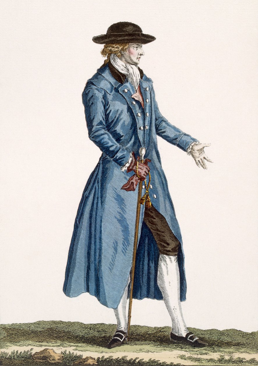 Gentleman in Blue Coat, Plate from 