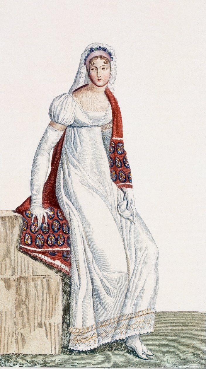 Ladies Day Dress, 1811 by Pierre de La Mesangere