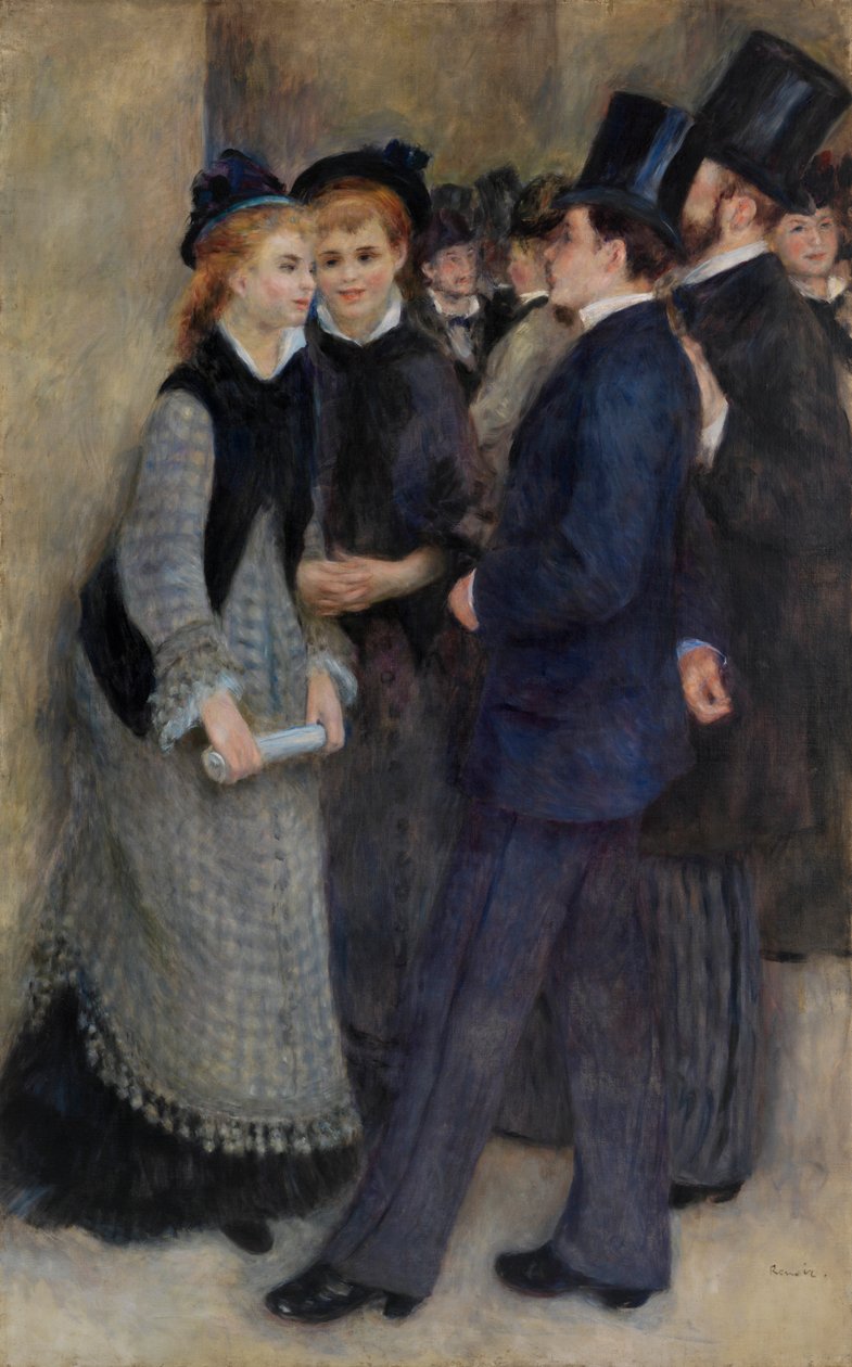 The Exit from the Conservatory by Pierre Auguste Renoir
