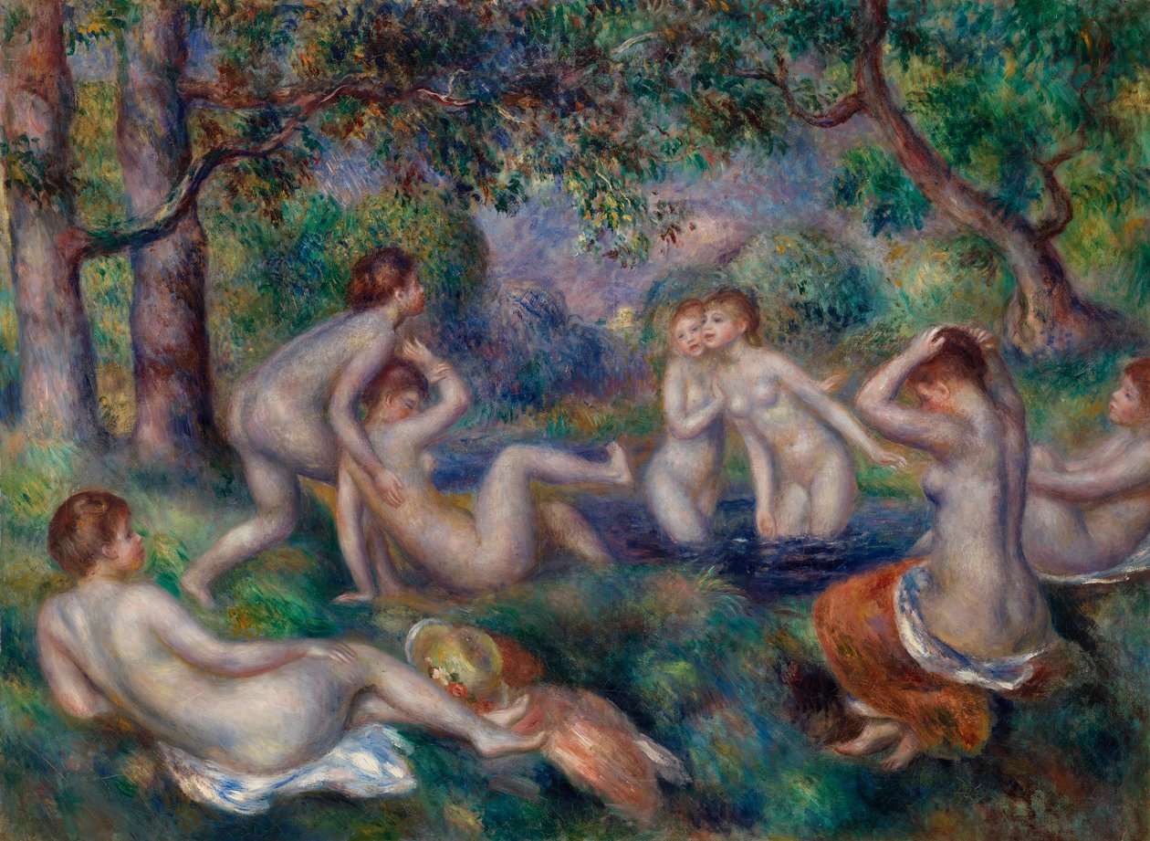 Bathers in the Forest by Pierre-Auguste Renoir