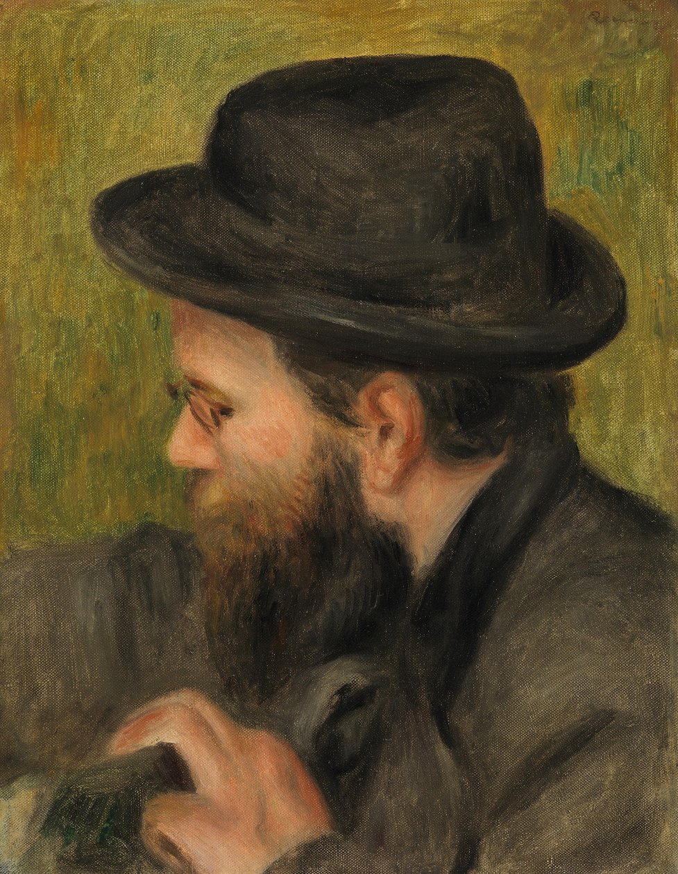 Portrait of Mr. Bernard in Profile by Pierre-Auguste Renoir