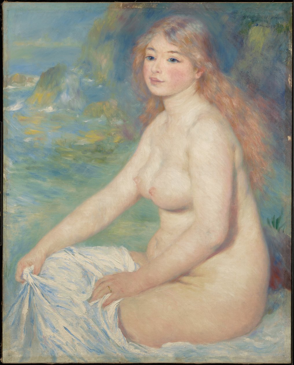 Blonde Bather by Pierre-Auguste Renoir