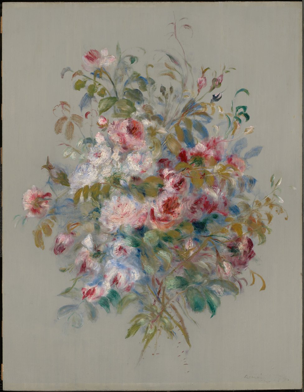 Bouquet of Roses by Pierre-Auguste Renoir