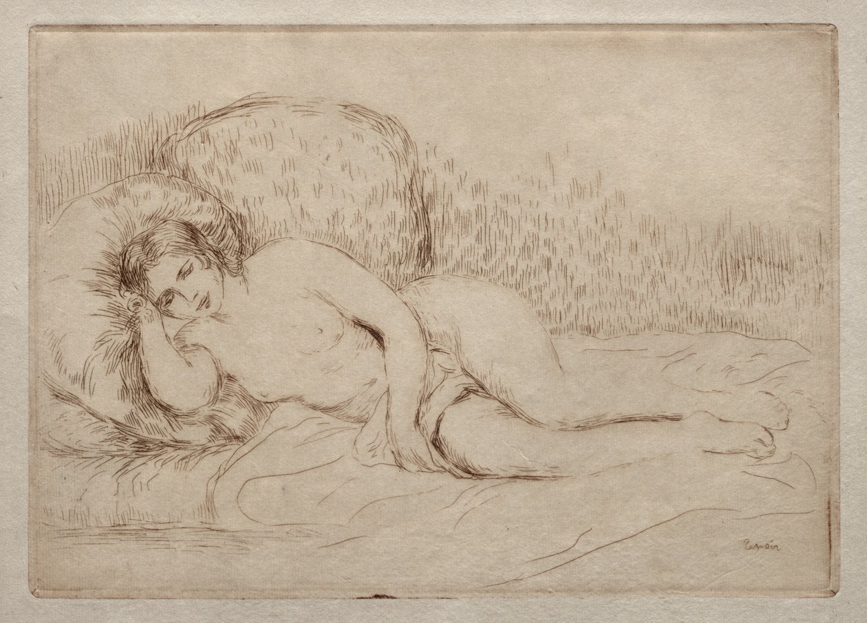 Nude Woman Reclining by Pierre-Auguste Renoir