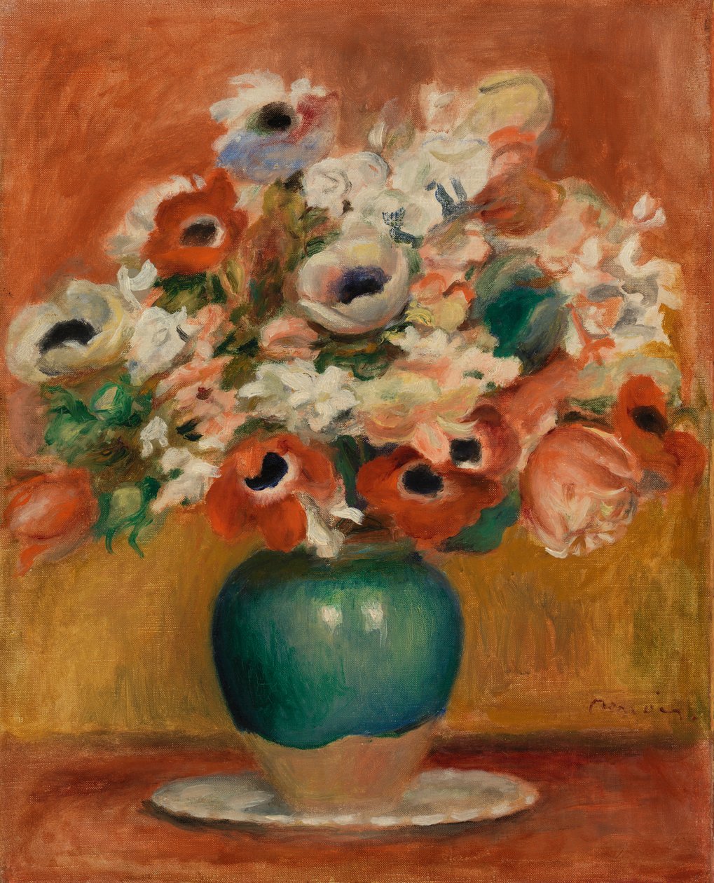 Flowers by Pierre-Auguste Renoir