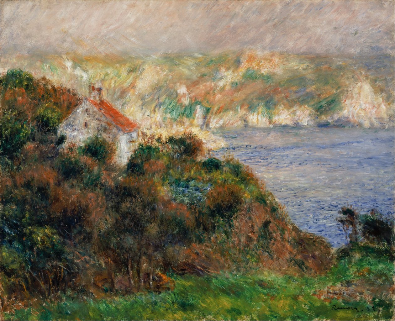 Fog on Guernsey by Pierre-Auguste Renoir