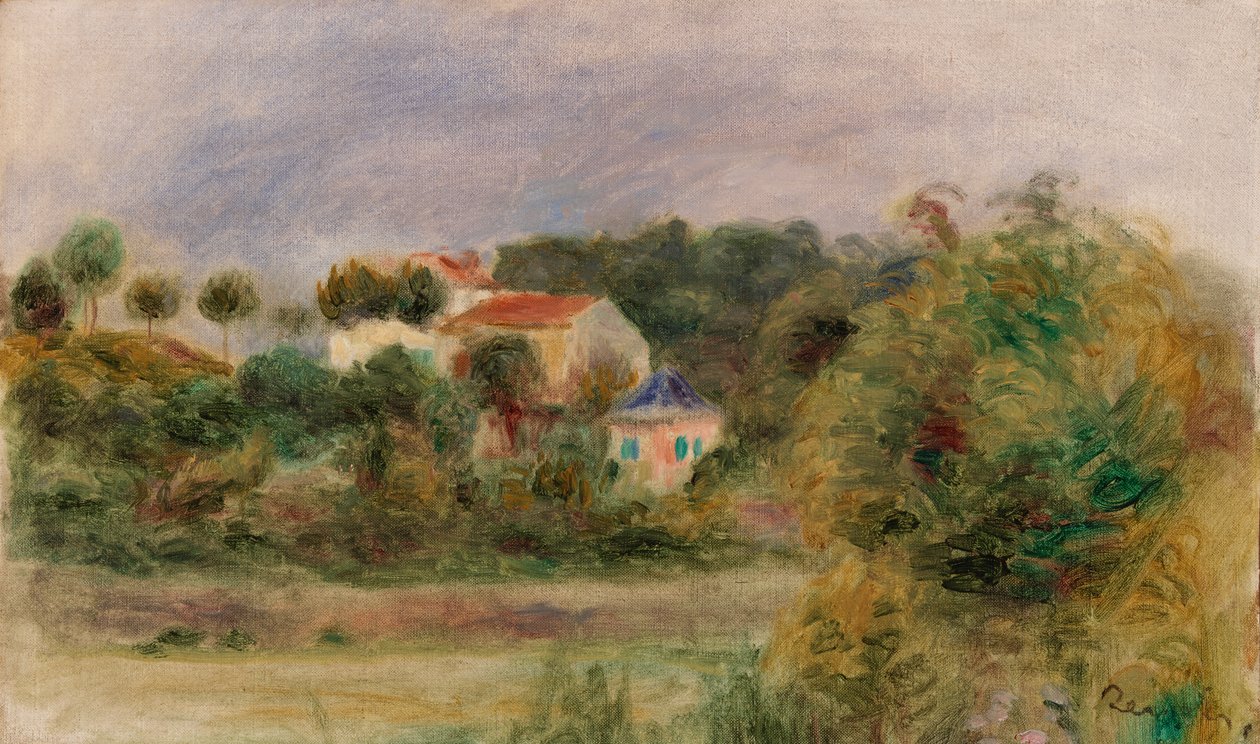 Houses in a Park by Pierre-Auguste Renoir