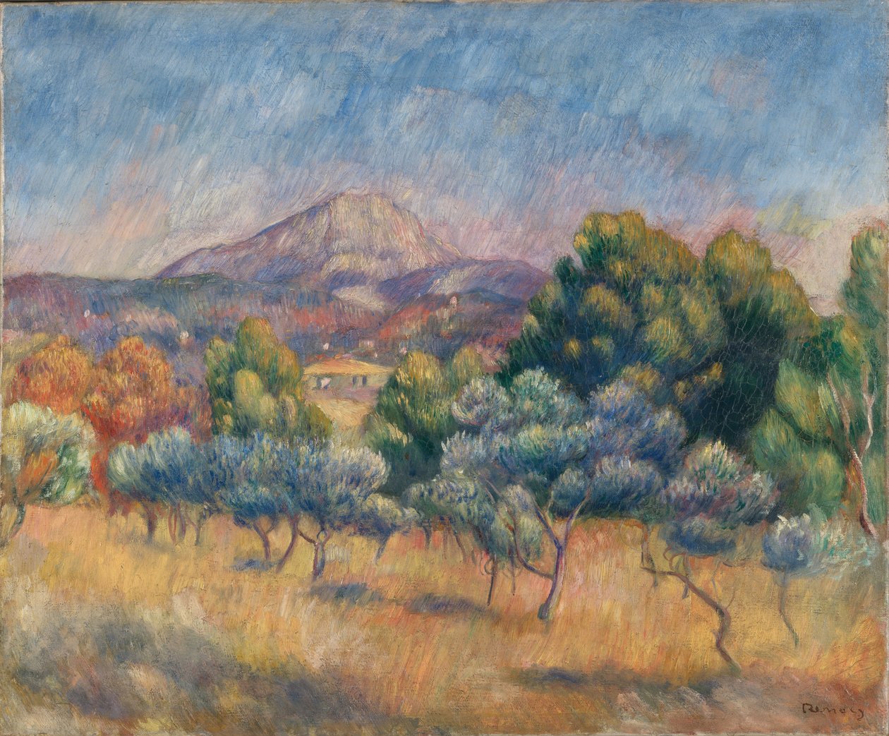 Mount of Sainte-Victoire by Pierre-Auguste Renoir