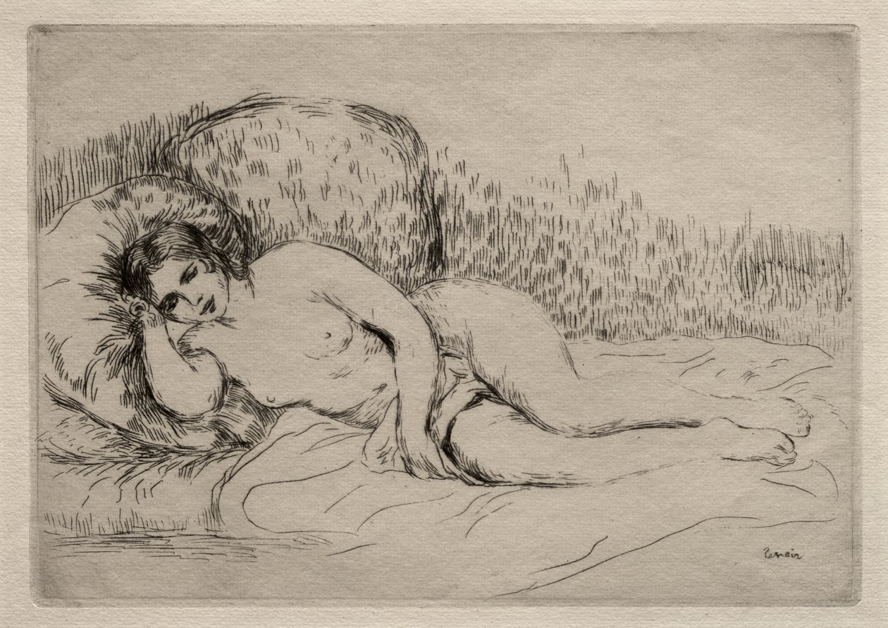 Nude Woman Reclining by Pierre-Auguste Renoir