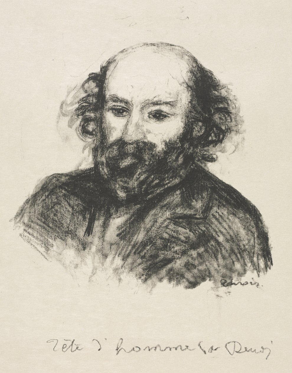 Paul Cézanne by Pierre-Auguste Renoir