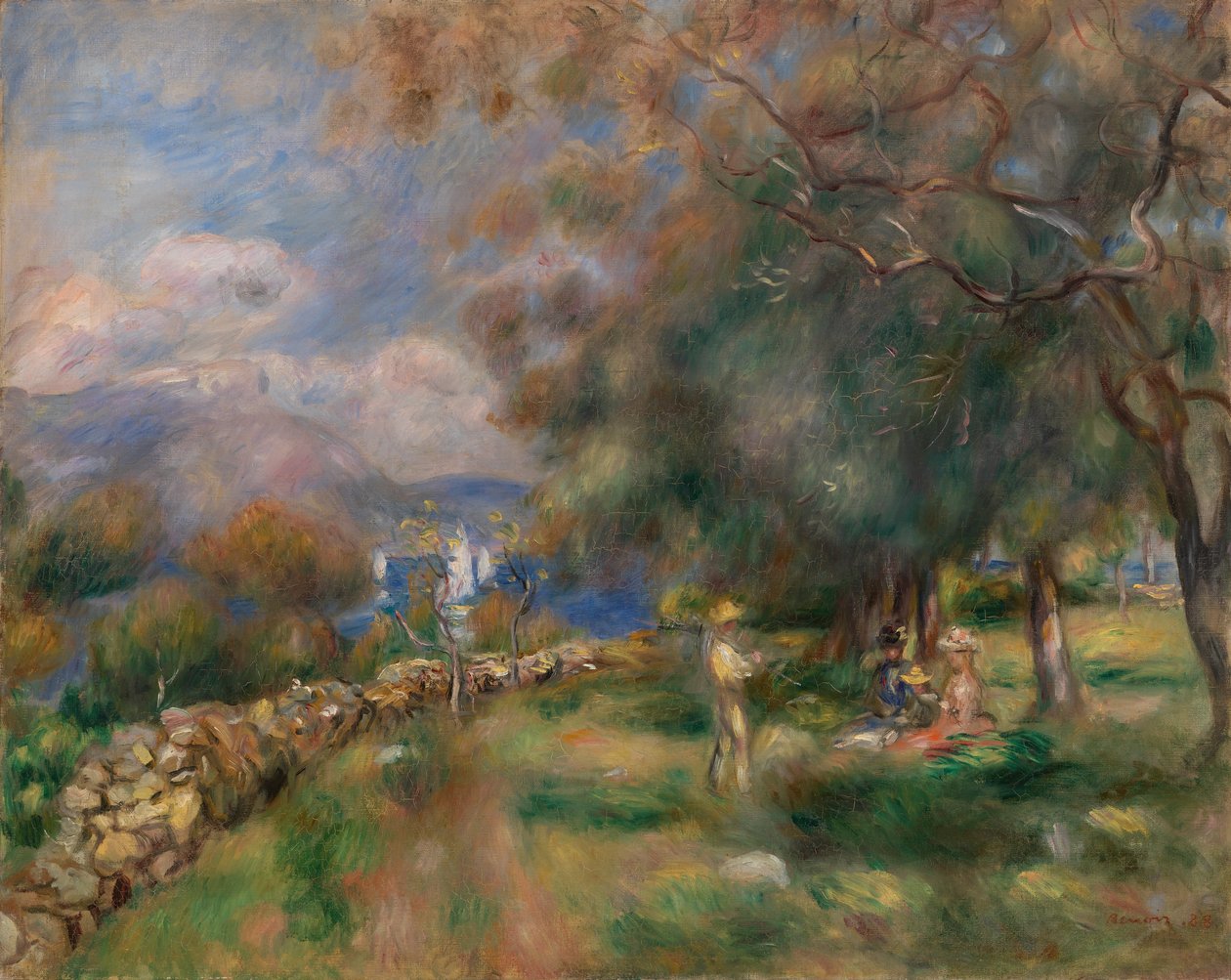 Peninsula of Saint-Jean by Pierre-Auguste Renoir