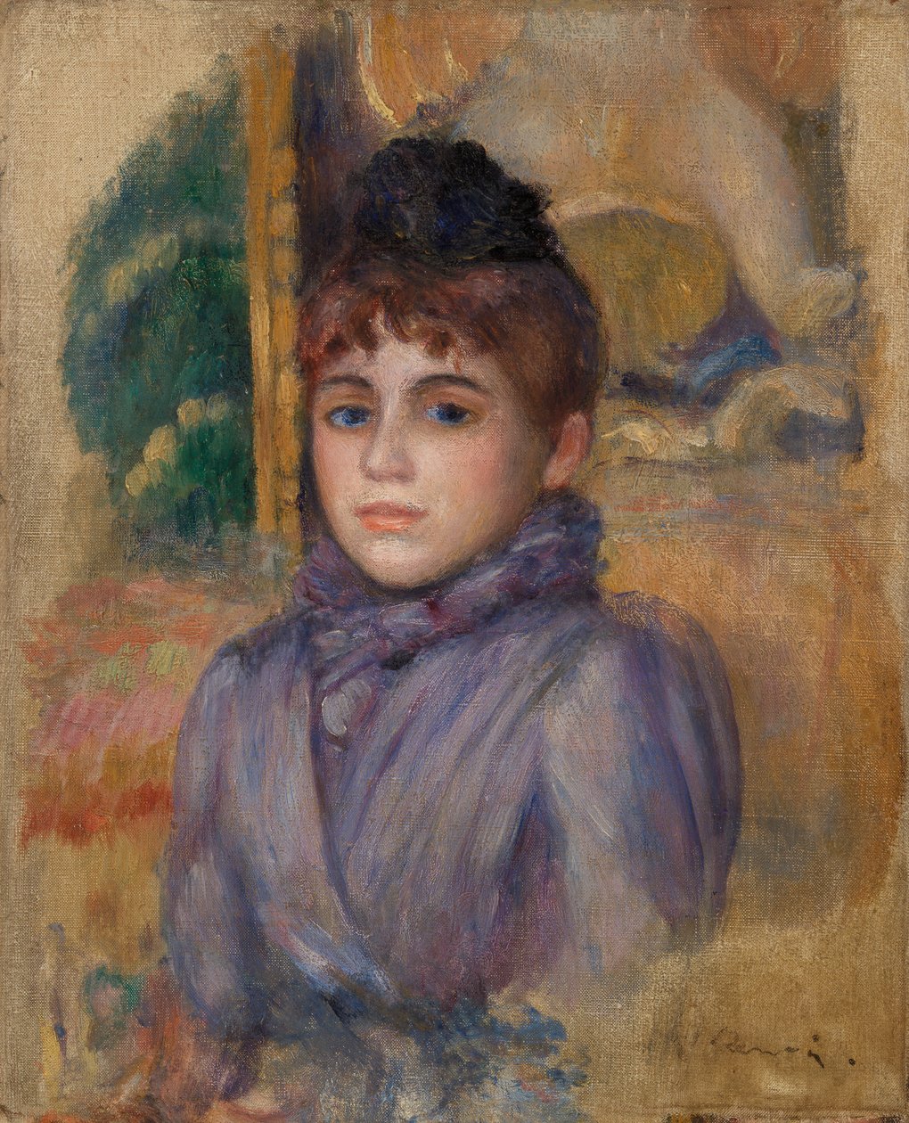 Portrait of a Young Woman by Pierre-Auguste Renoir