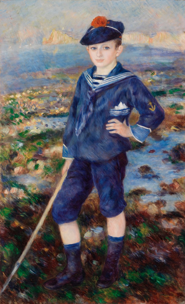 Sailor Boy (Portrait of Robert Nunès) by Pierre-Auguste Renoir
