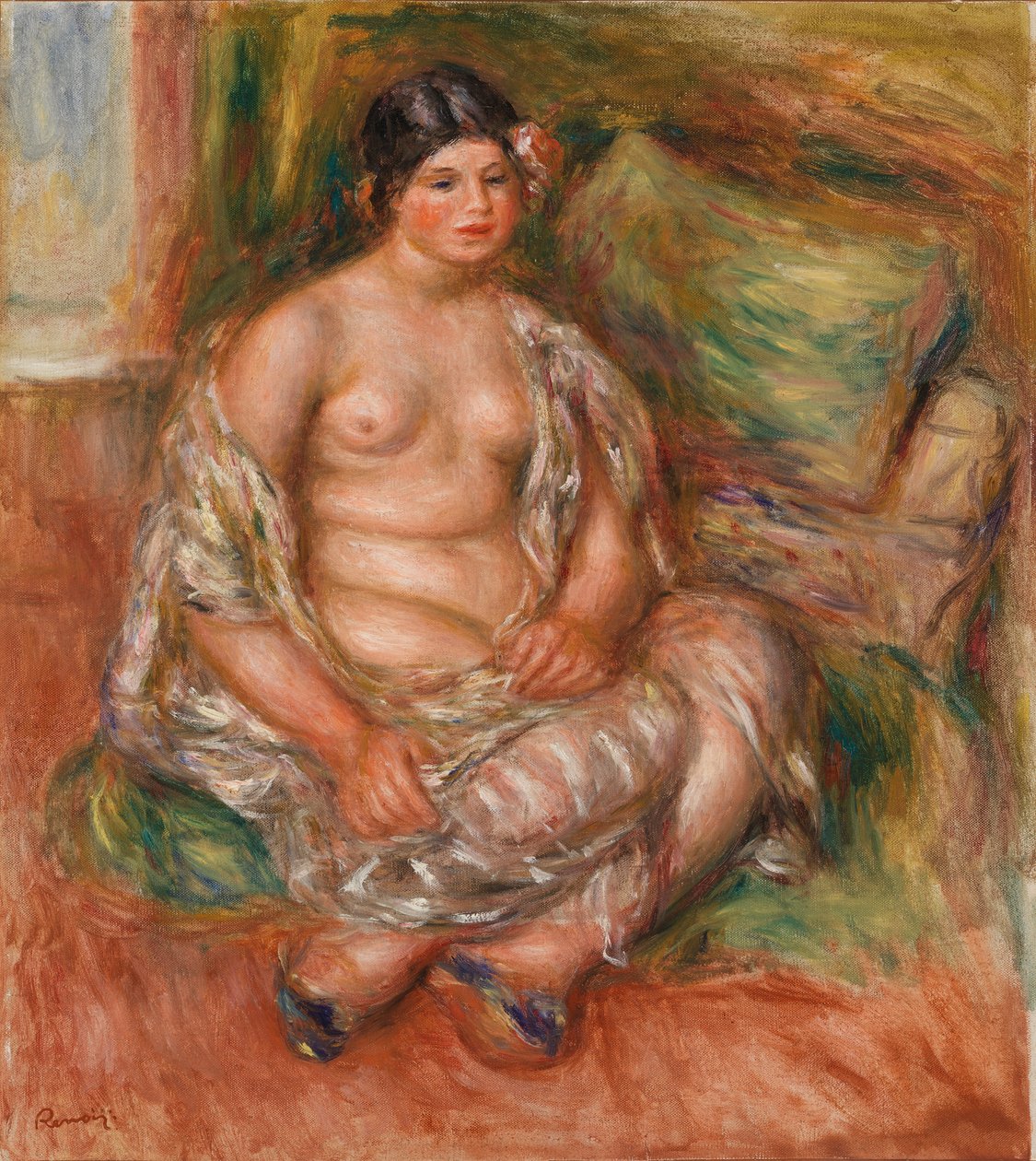 Seated Odalisque by Pierre-Auguste Renoir