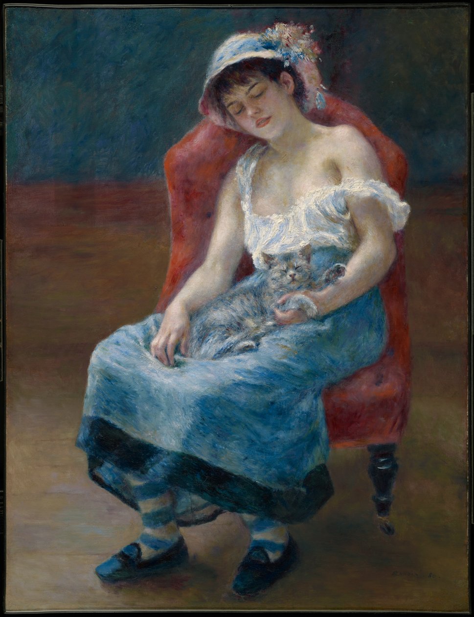 Sleeping Girl by Pierre-Auguste Renoir
